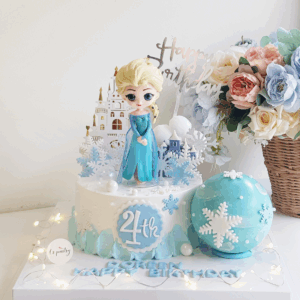 Little Elsa’s Winter Spark Cake 小艾莎的冬日闪耀蛋糕