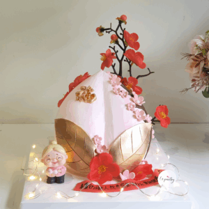 Peach of Ages Cake 金桃寿礼蛋糕